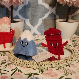 Wondershop Red and Blue Plush  Duo